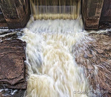 Weir Outflow_00073-4.jpg - Photographed along the Rideau Canal Waterway at Smiths Falls, Ontario, Canada.